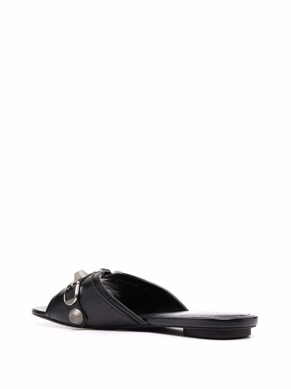 Balenciaga Cagole leather sandals - mondo moda griffe