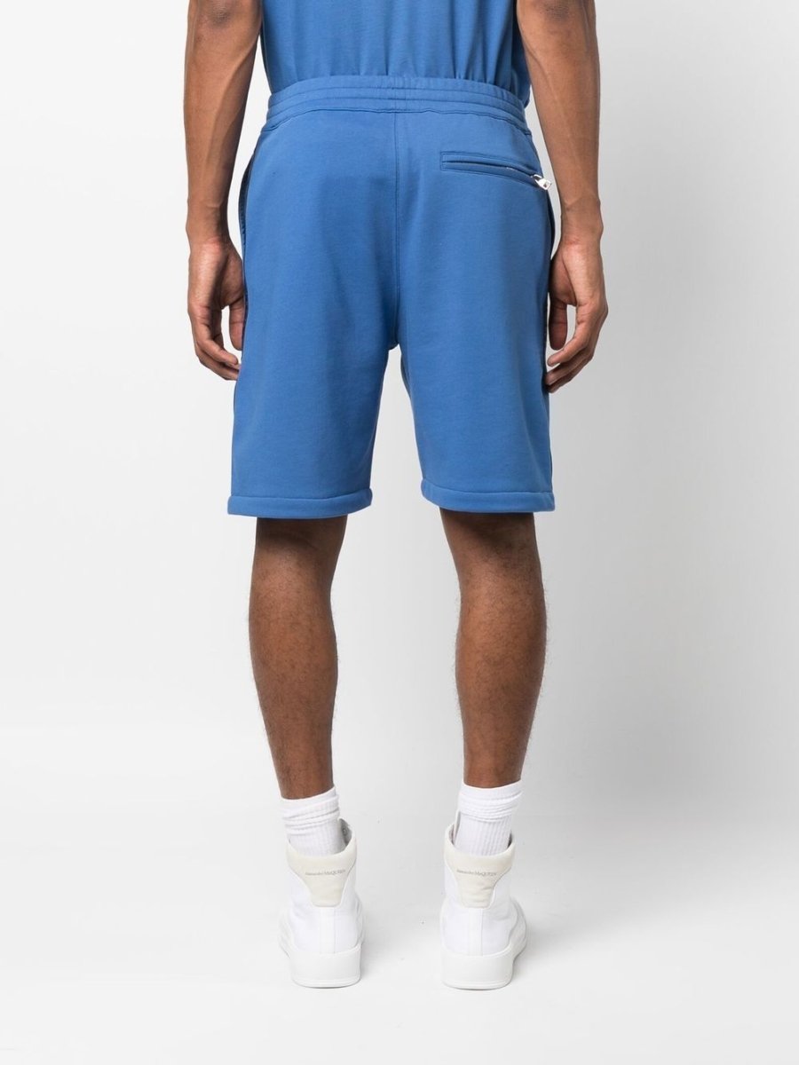 Alexander McQueen logo - tape jersey shorts - mondo moda griffe