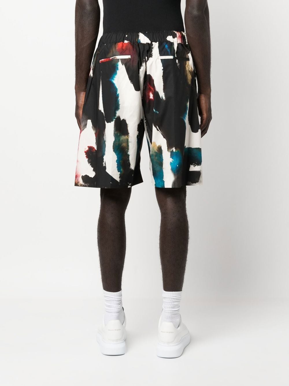 Alexander McQueen Straight Print Shorts - mondo moda griffe
