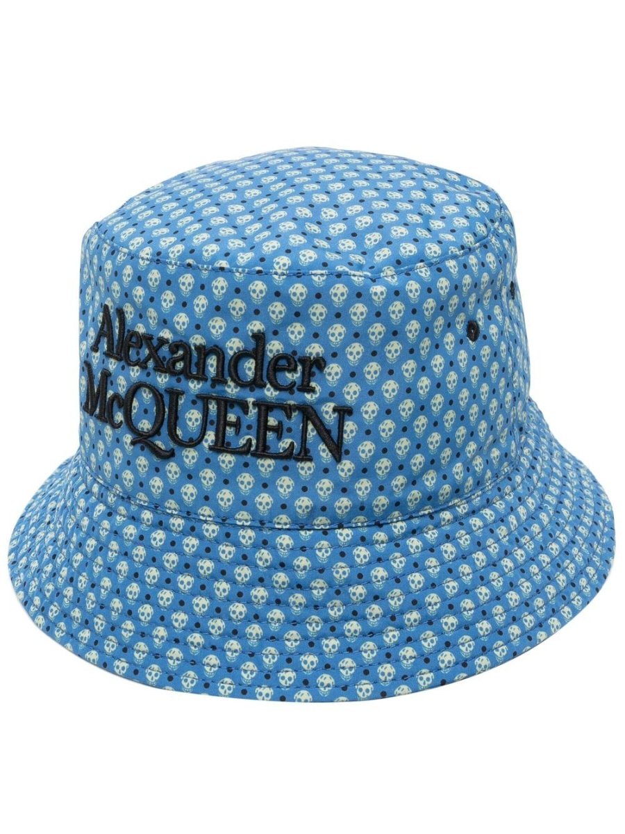 Alexander McQueen Bucket hat with skull print - mondo moda griffe