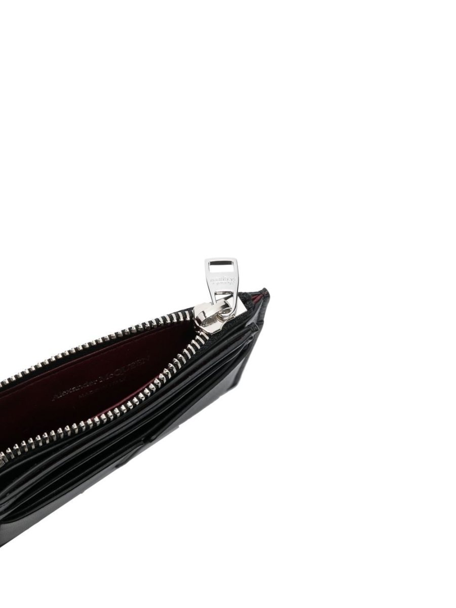 Alexander McQueen logo print cardholder - mondo moda griffe
