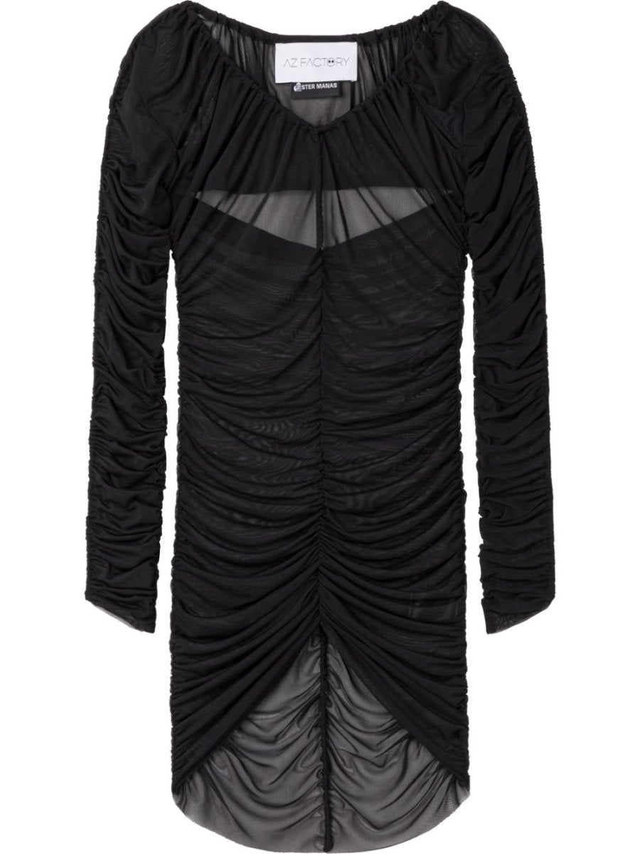 AZ FACTORY BY ESTER MANAS Top Black - mondo moda griffe