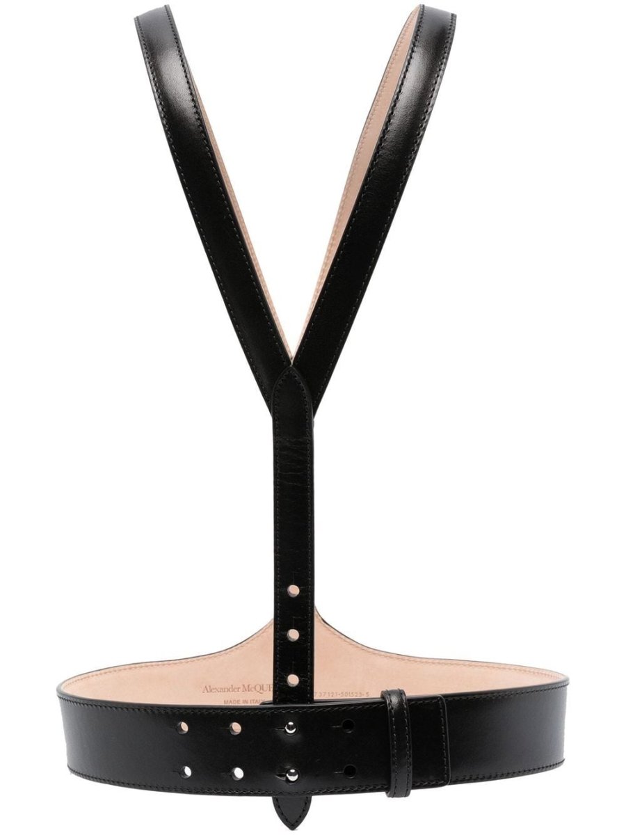 Alexander McQueen Leather harness - mondo moda griffe