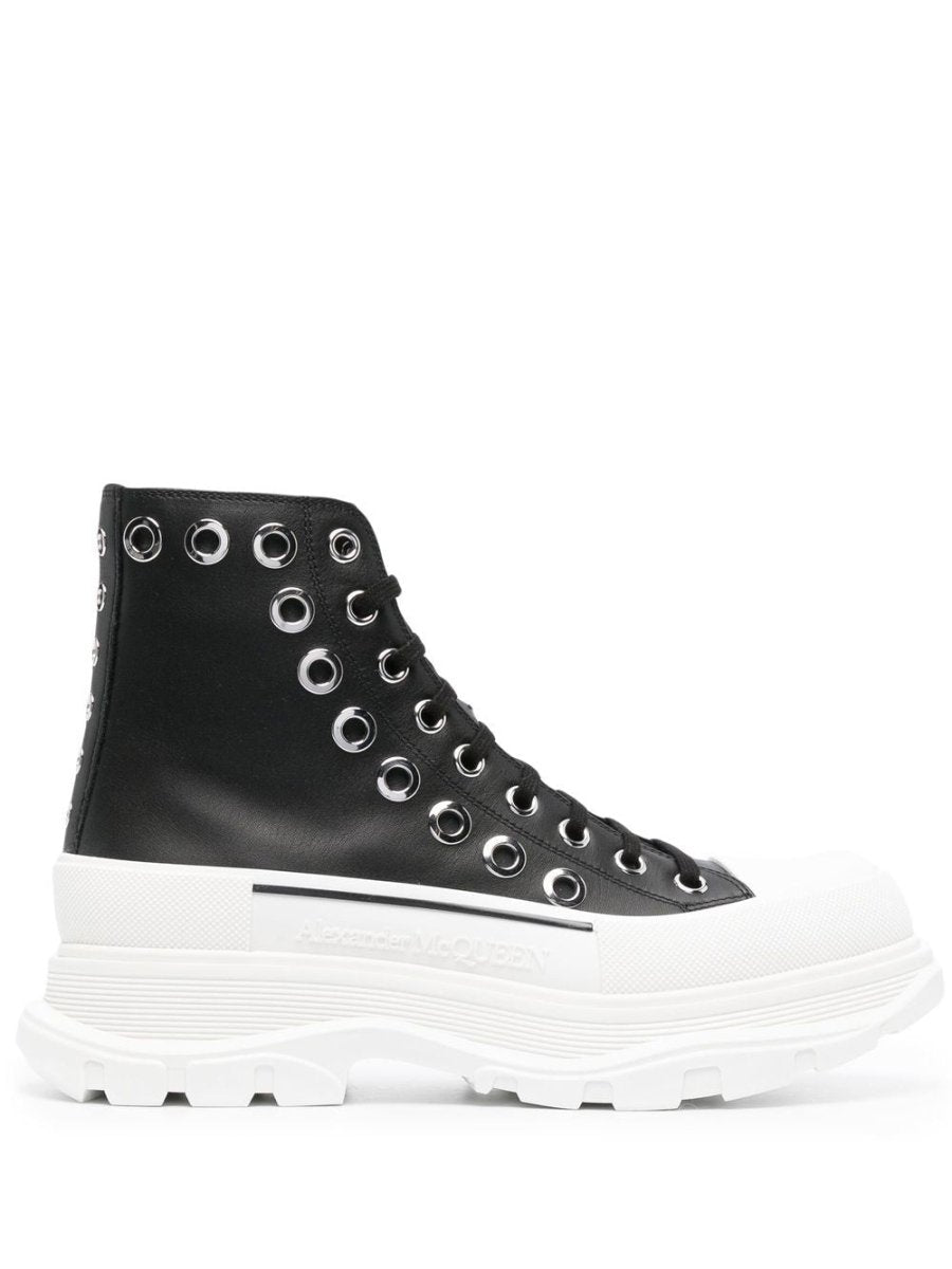 Alexander McQueen tread slick ankle boots - mondo moda griffe