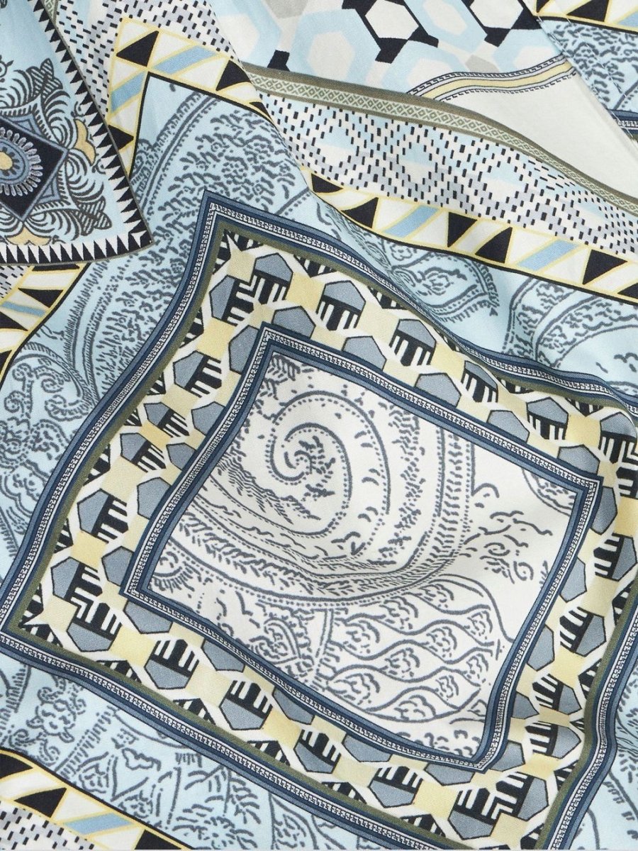 Etro Mix - print belted dress - mondo moda griffe