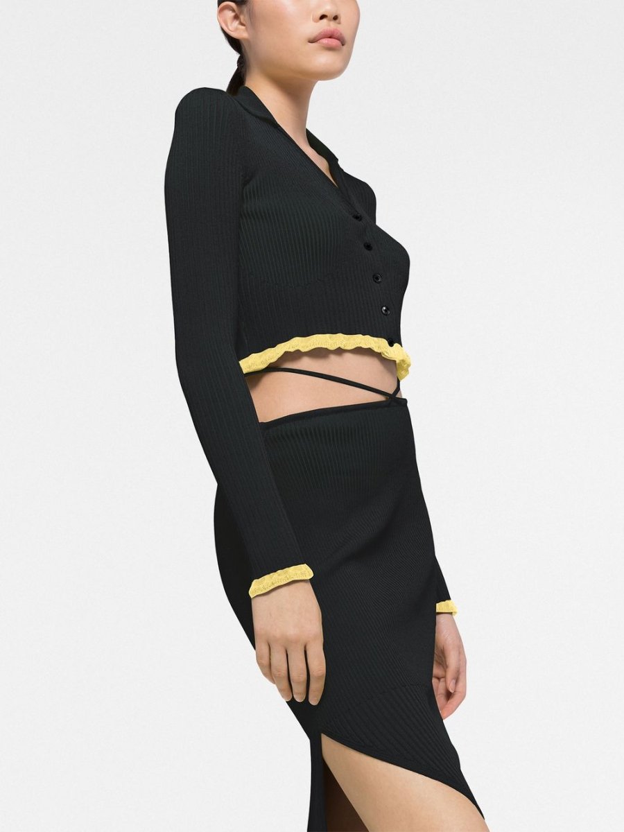 AZ FACTORY BY ESTER MANAS Top Green - mondo moda griffe