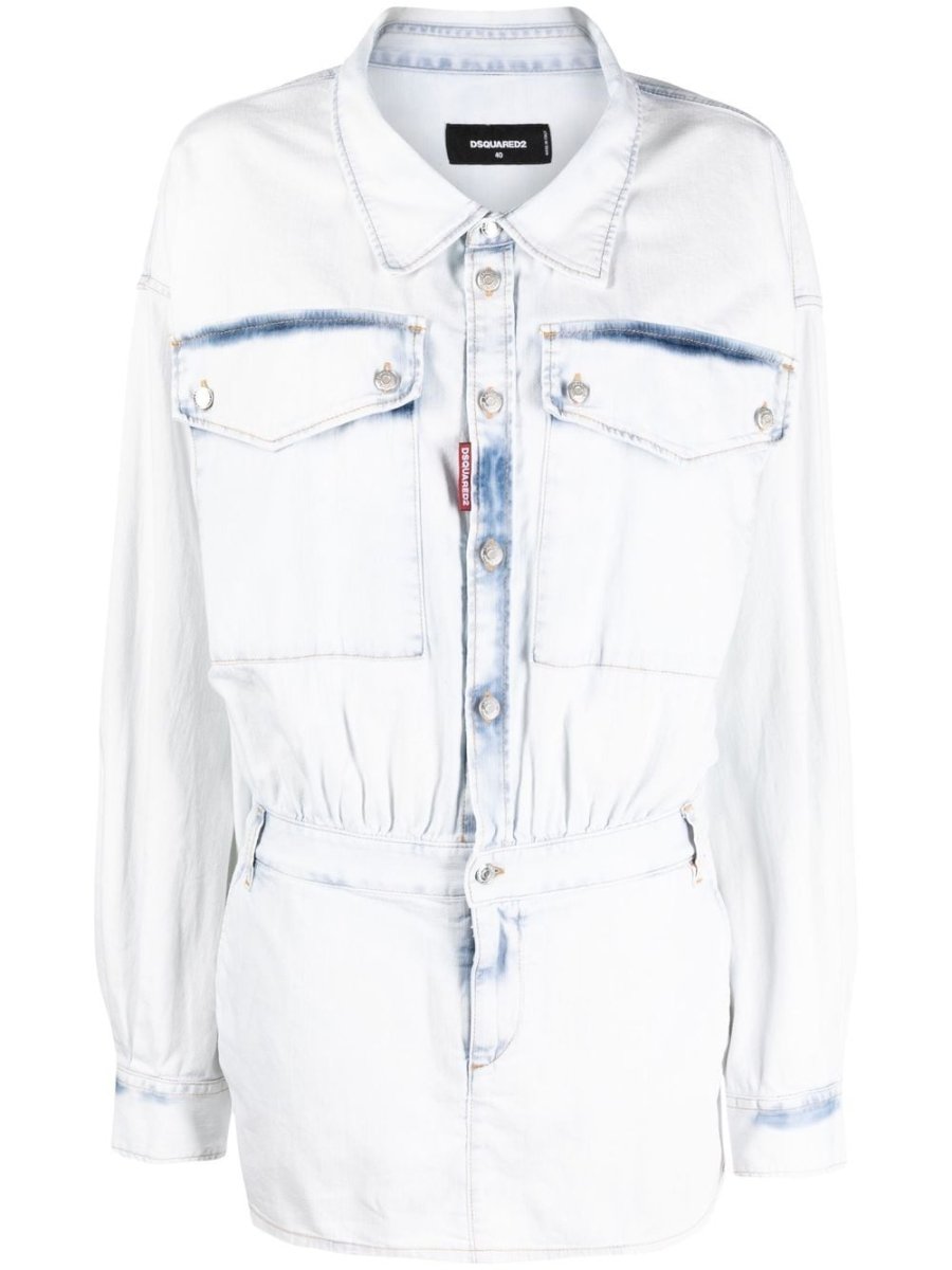Dsquared2 Dresses Clear Blue - mondo moda griffe