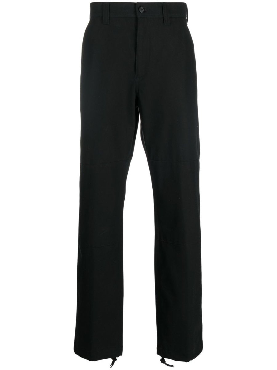 Alexander McQueen drawstring - hem Cotton Trousers - mondo moda griffe