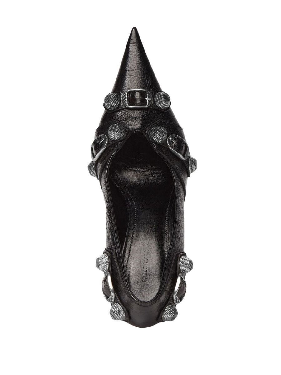 Balenciaga Cagole 90MM cracked heel pumps - mondo moda griffe