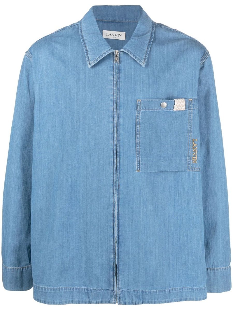 Lanvin Shirts Clear Blue - mondo moda griffe