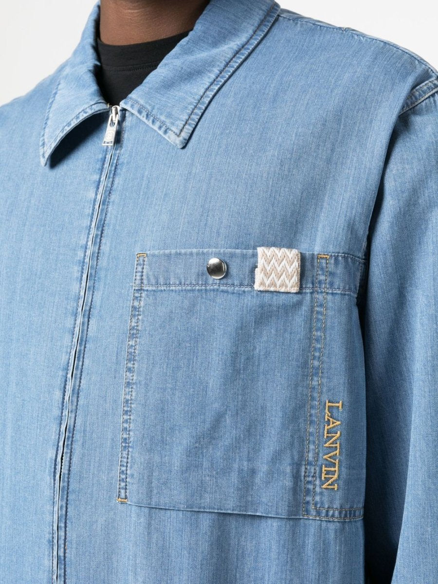 Lanvin Shirts Clear Blue - mondo moda griffe