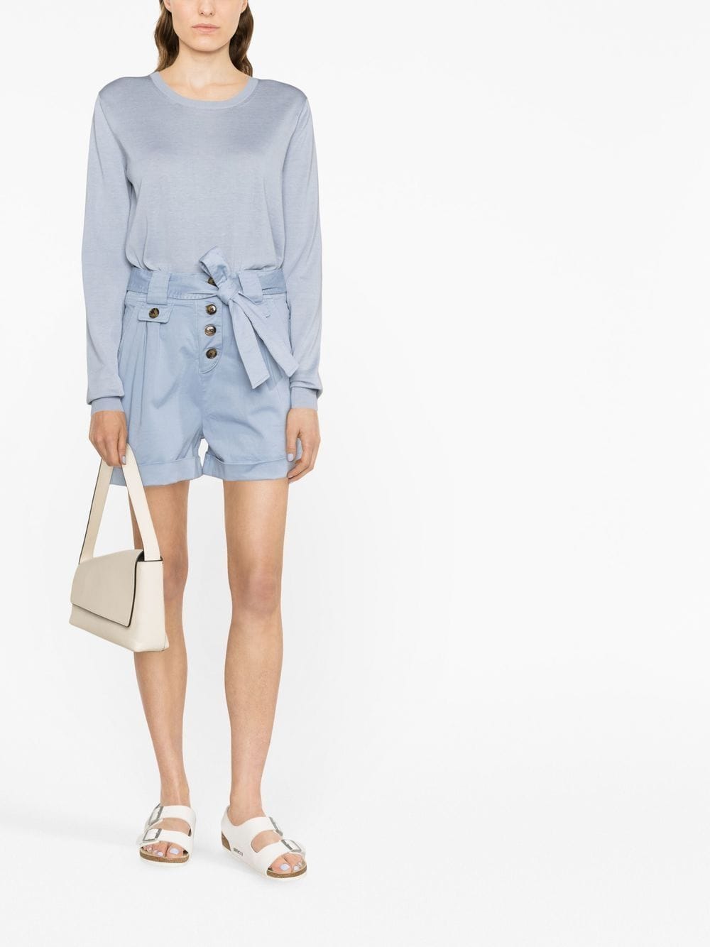 Woolrich Shorts Clear Blue - mondo moda griffe