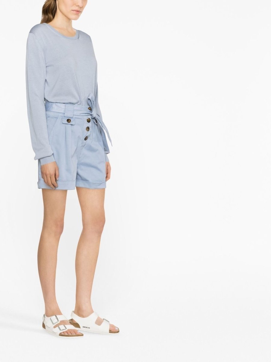 Woolrich Shorts Clear Blue - mondo moda griffe