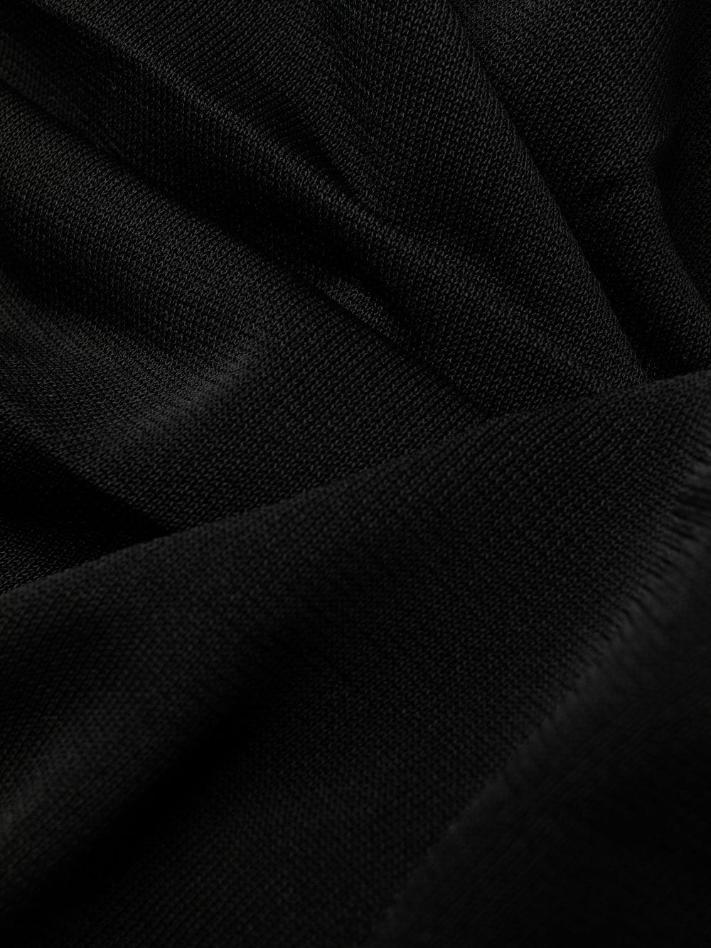 Saint Laurent semi - sheer one - sleeve long dress - mondo moda griffe