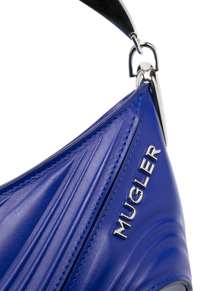 Mugler small Spiral Curve 01 embossed tote bag - mondo moda griffe