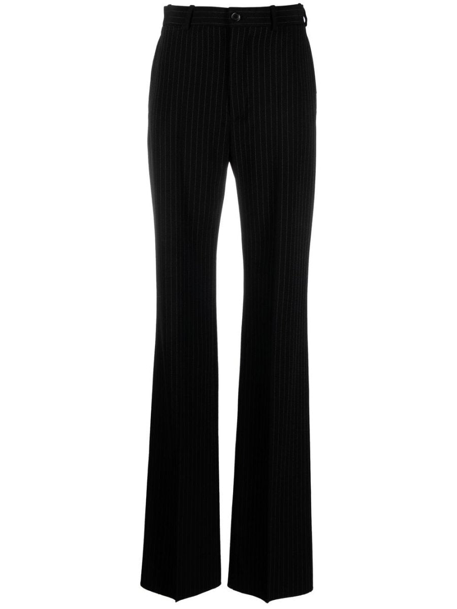 Balenciaga pinstripe straight - leg trousers - mondo moda griffe