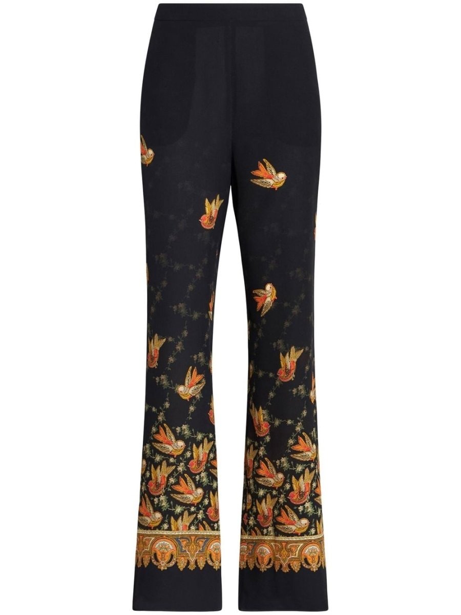 Etro Straight trousers with paisley print - mondo moda griffe
