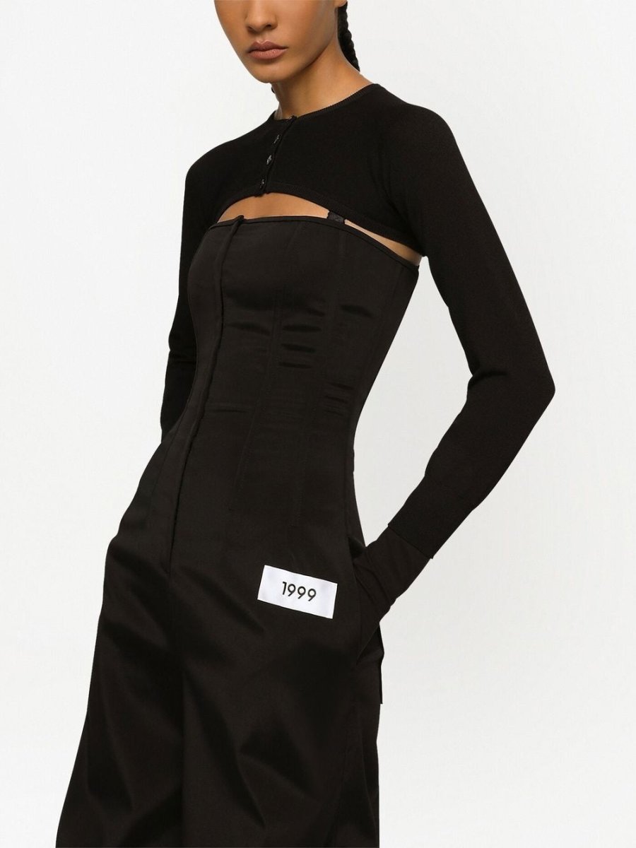 Dolce & Gabbana cropped button - fastening cardigan - mondo moda griffe