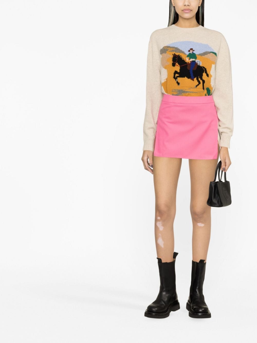 Palm Angels Skirts Fuchsia - mondo moda griffe