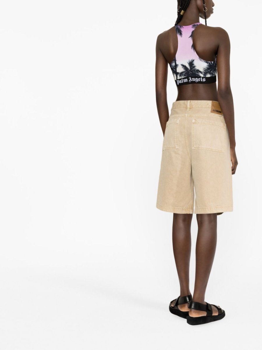 Palm Angels Top Purple - mondo moda griffe