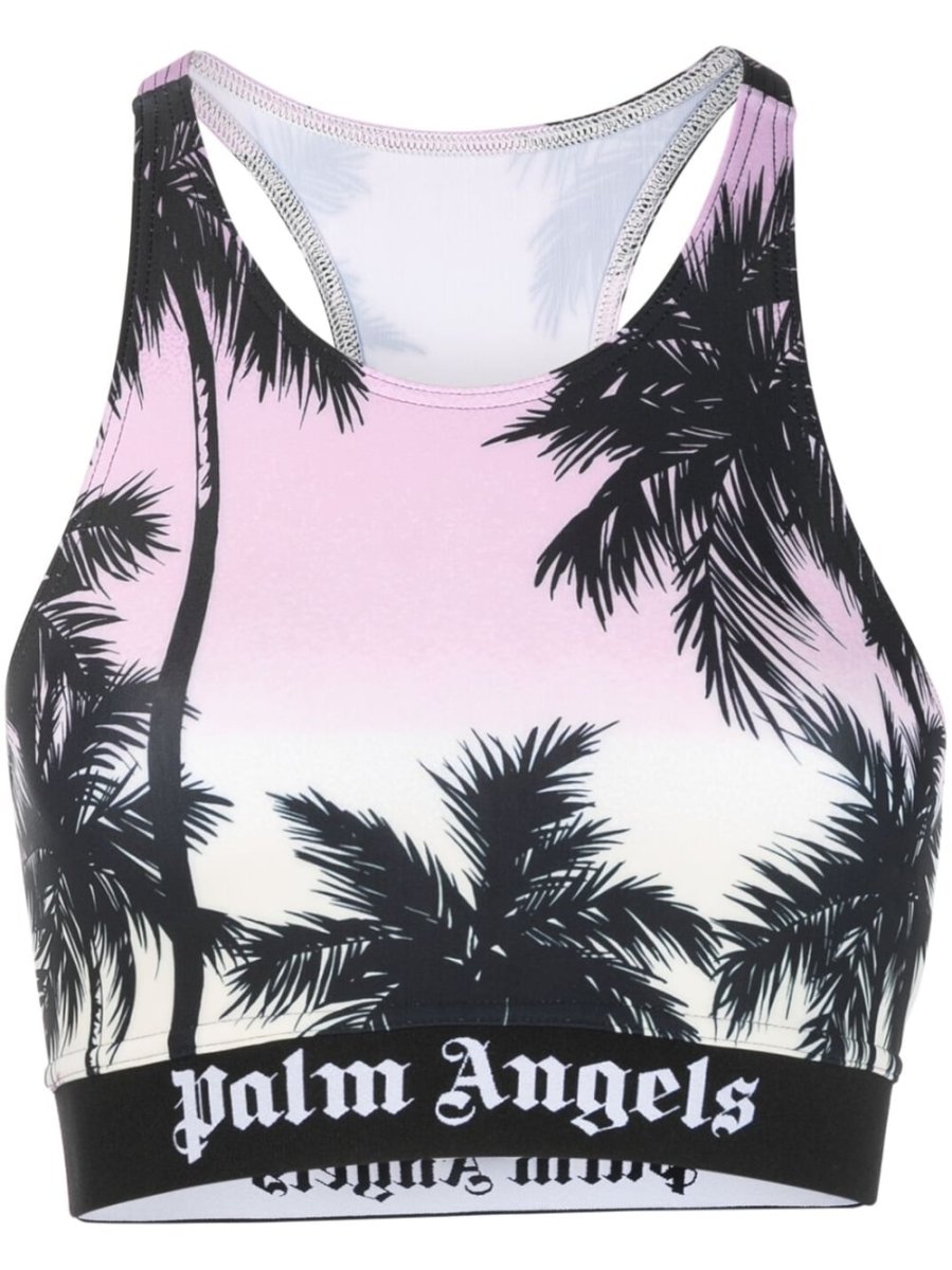 Palm Angels Top Purple - mondo moda griffe