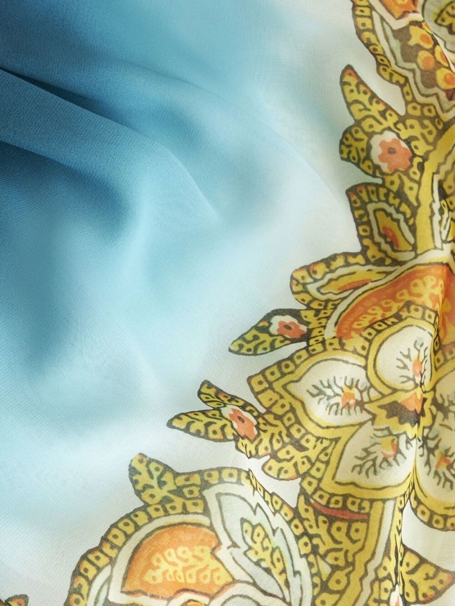 Etro Paisley - print silk dress - mondo moda griffe