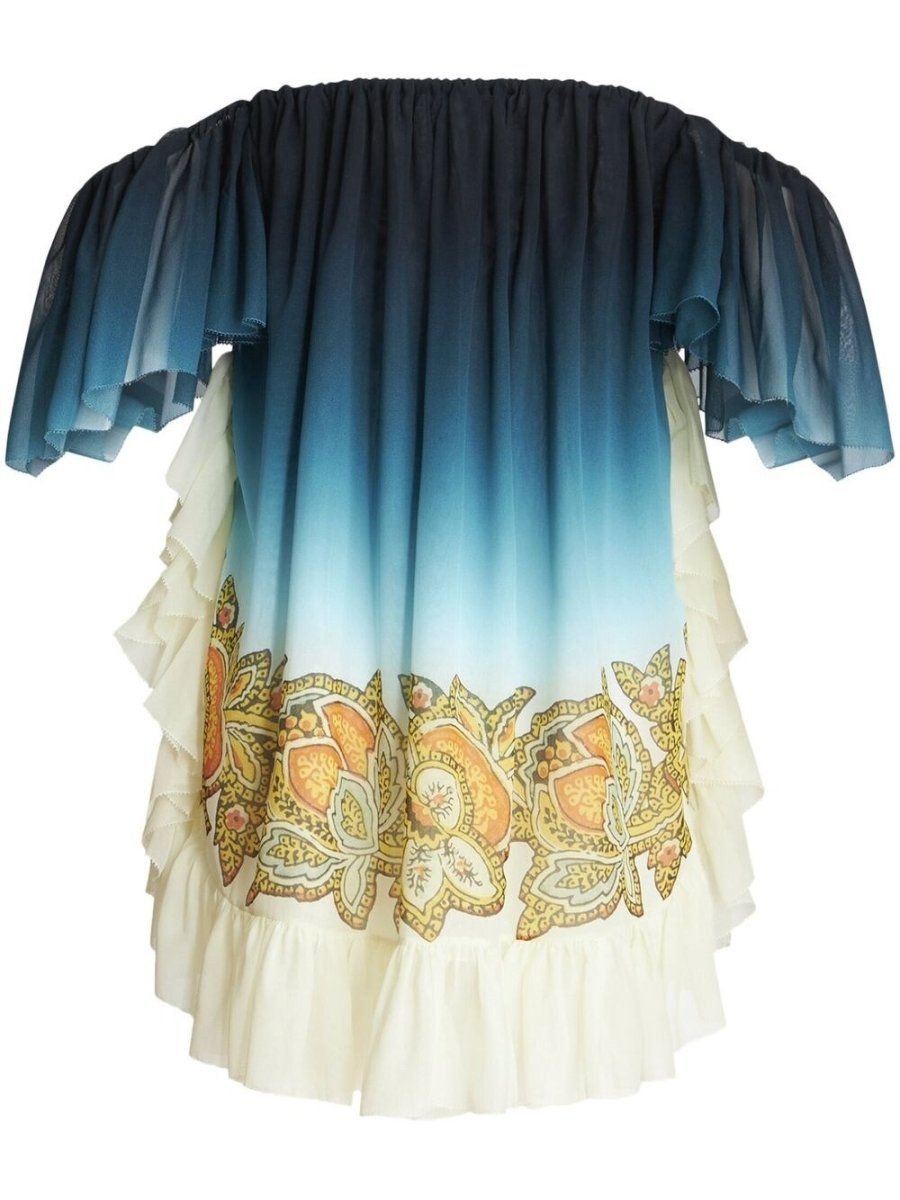 Etro Paisley - print silk dress - mondo moda griffe