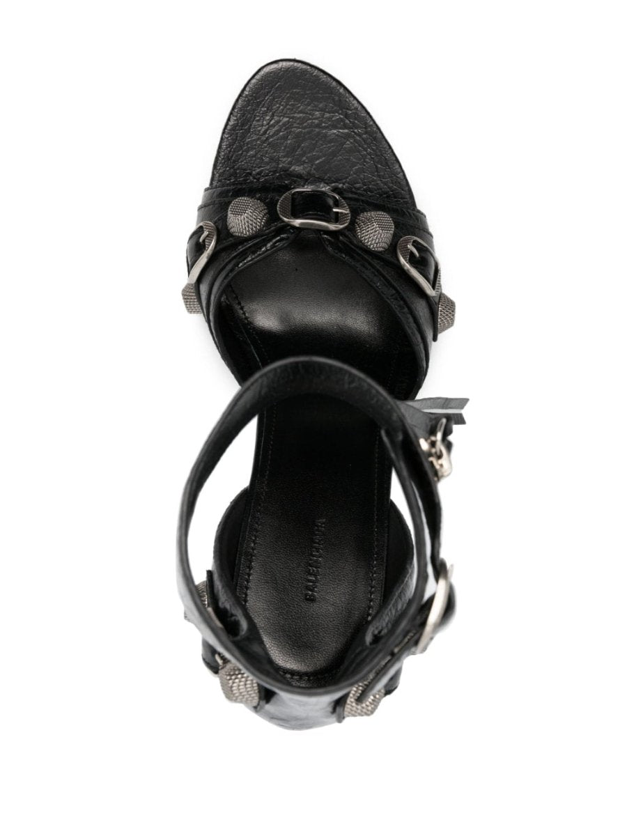 Balenciaga Cagole 110mm leather sandals - mondo moda griffe