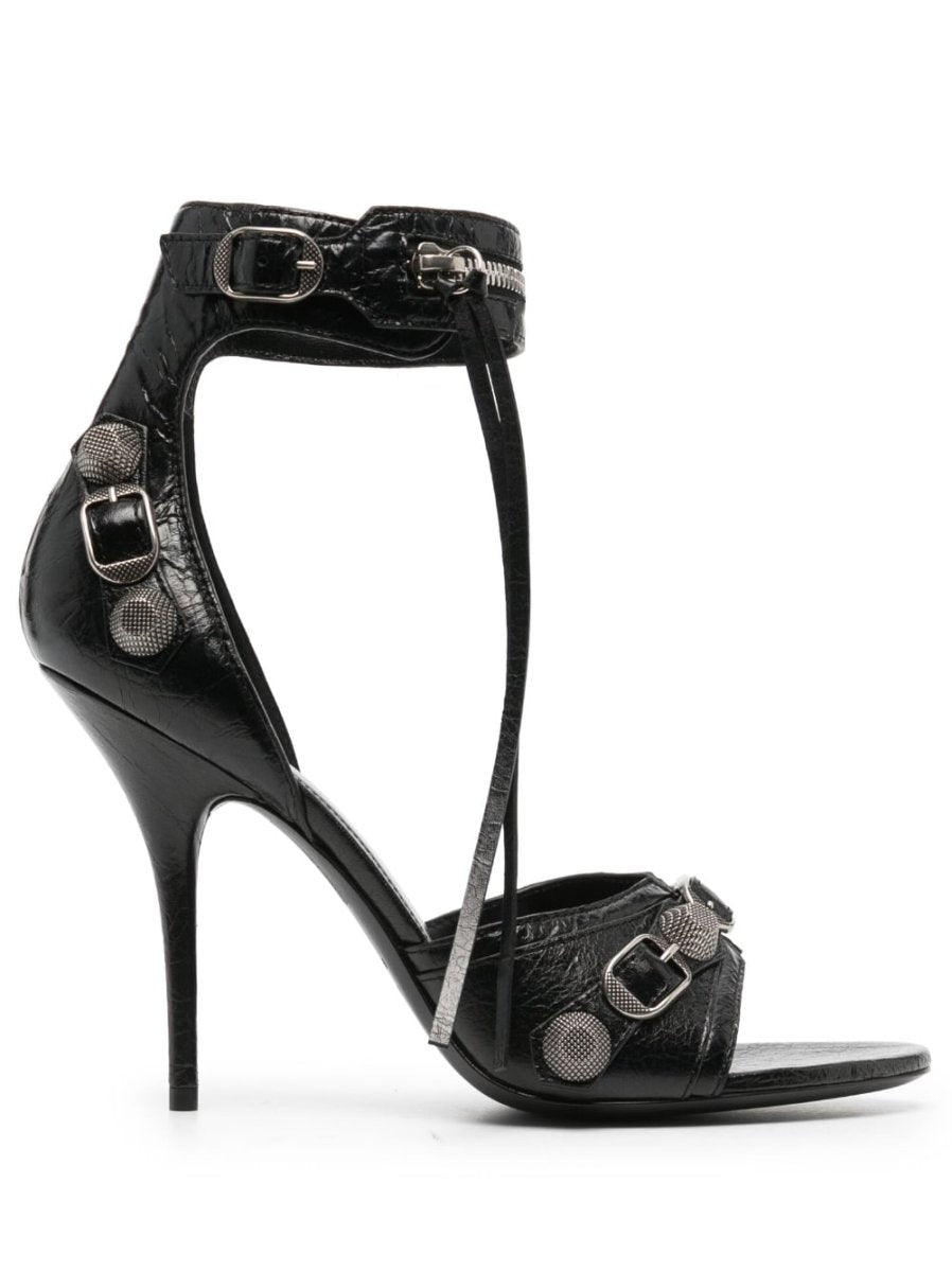 Balenciaga Cagole 110mm leather sandals - mondo moda griffe