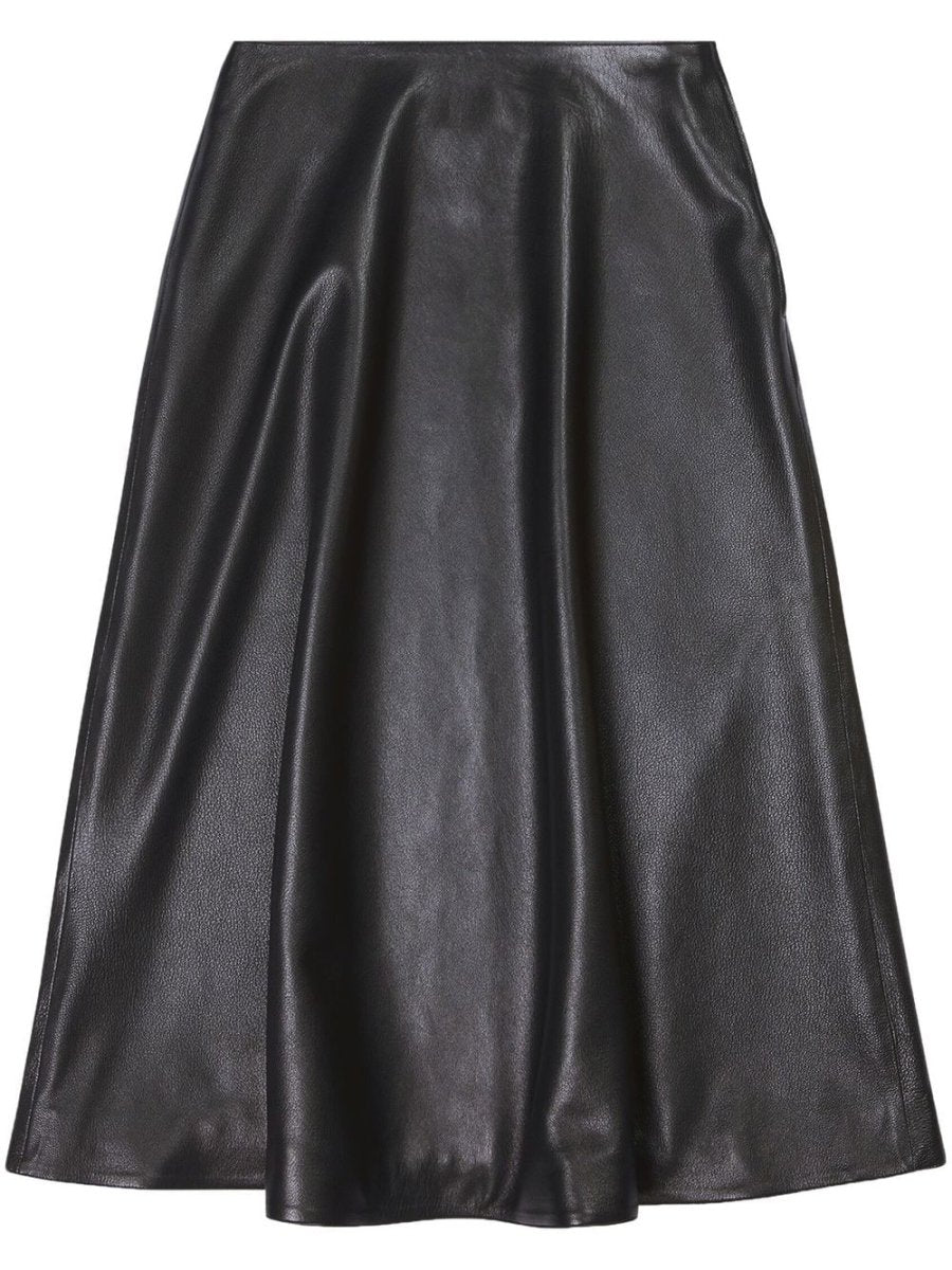 Balenciaga leather midi skirt - mondo moda griffe