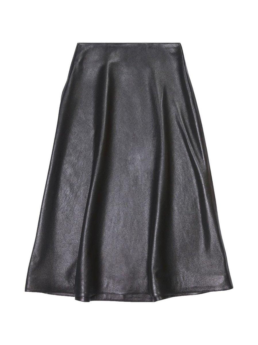 Balenciaga leather midi skirt - mondo moda griffe