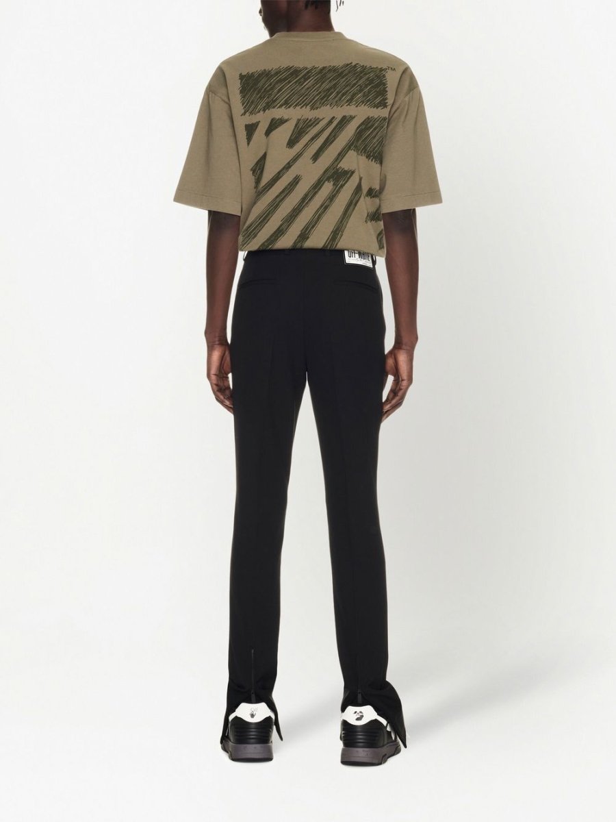Off White Wool skinny trousers - mondo moda griffe