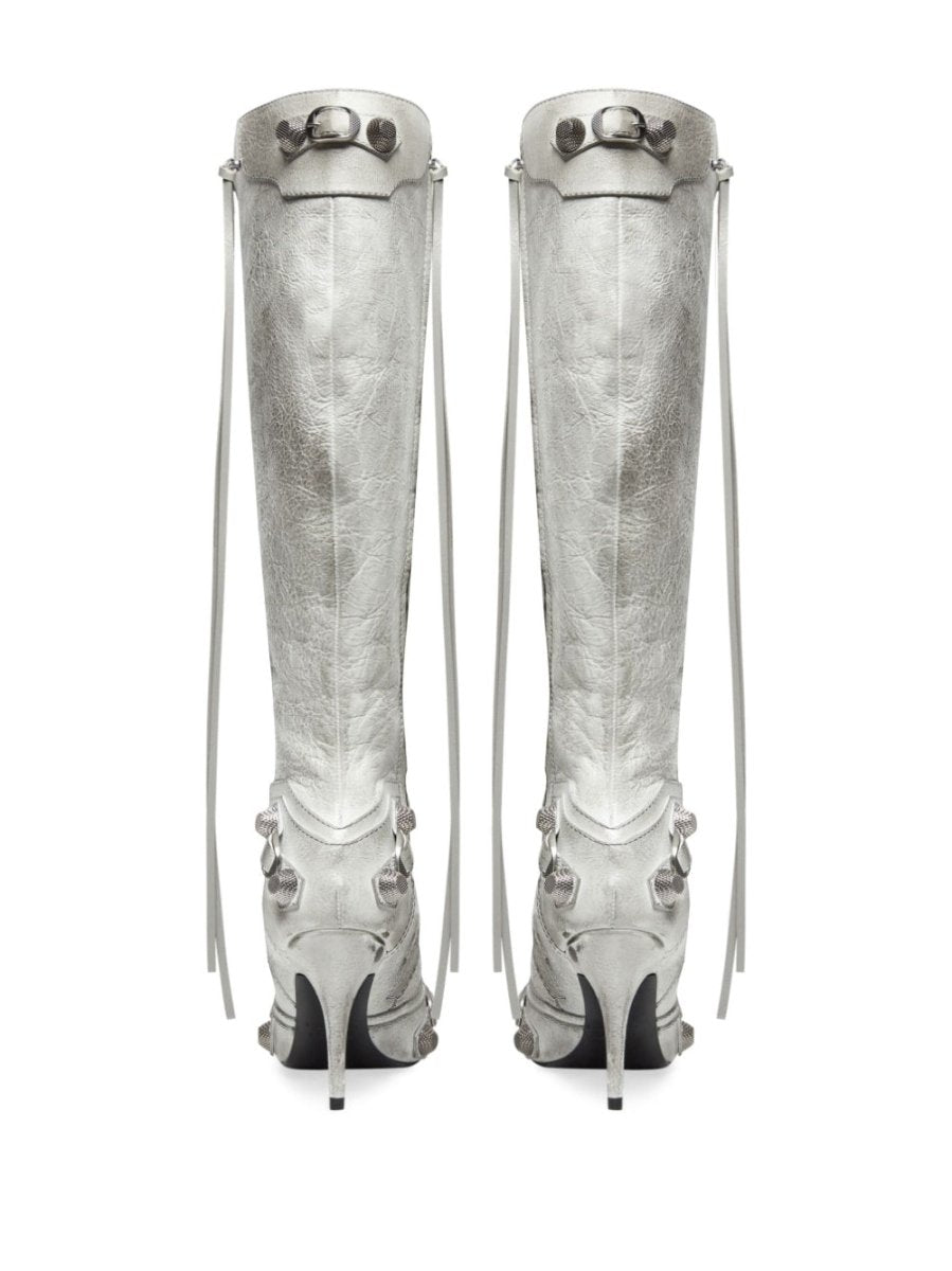 Balenciaga cagole leather boots - mondo moda griffe