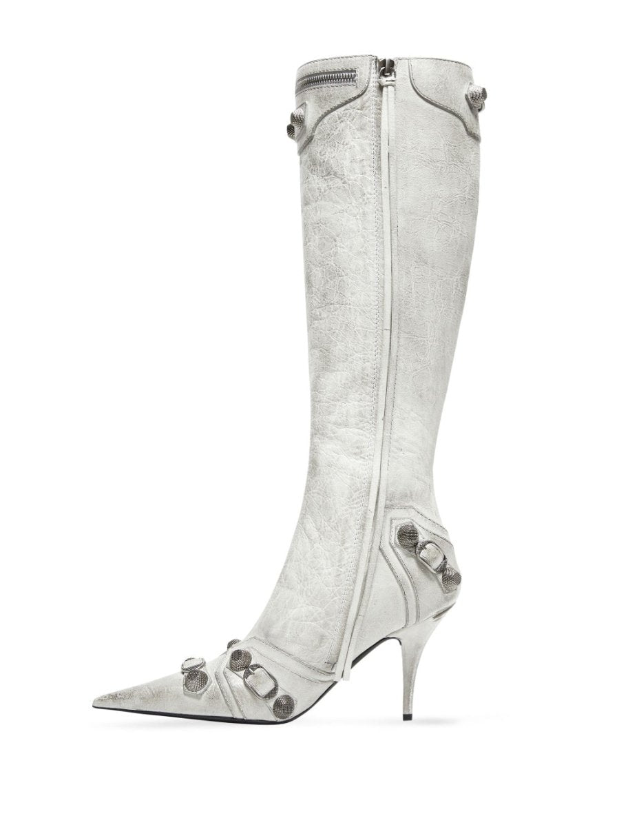 Balenciaga cagole leather boots - mondo moda griffe