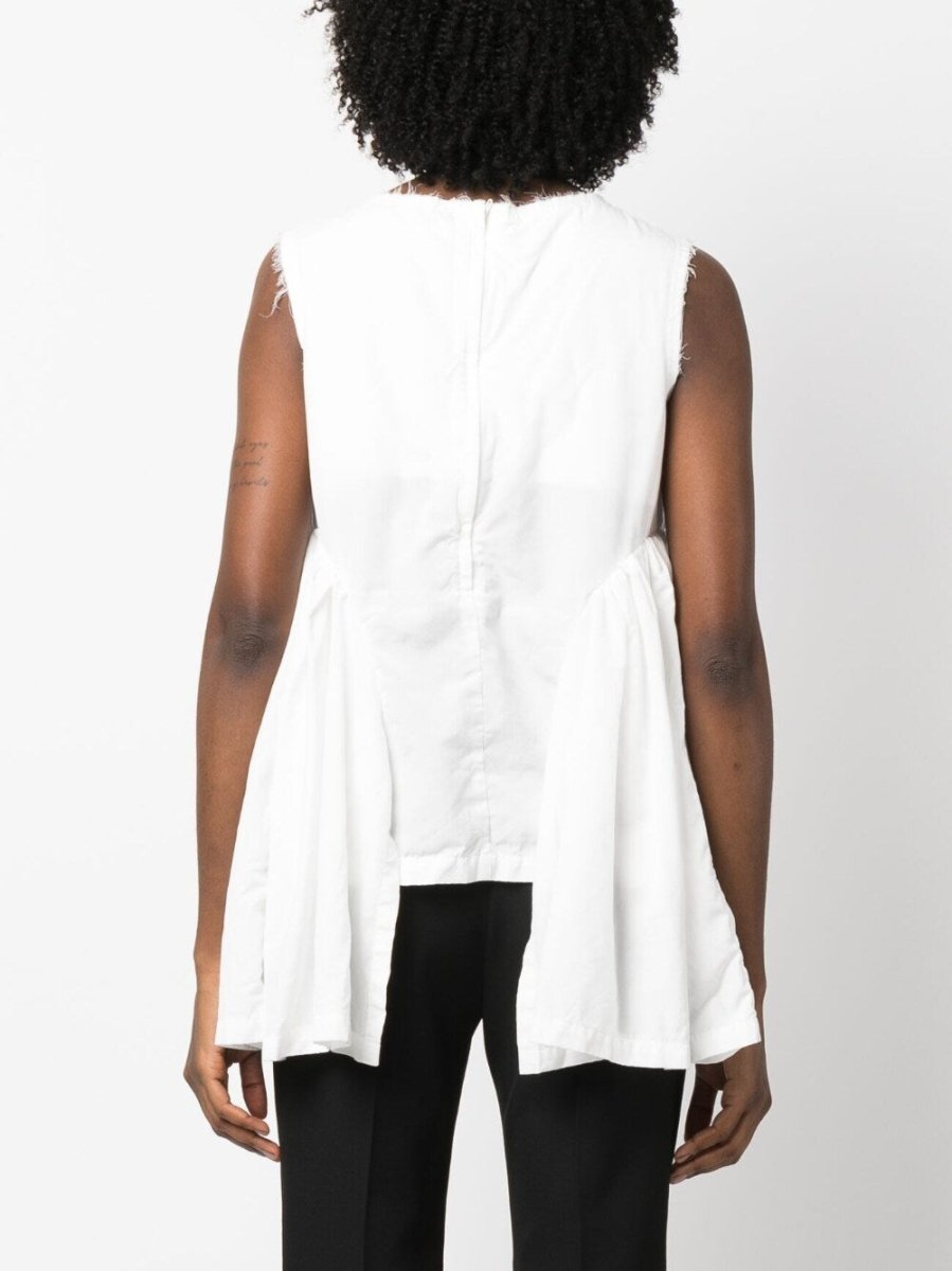 Comme Des Garcons Tank top with draped detail - mondo moda griffe