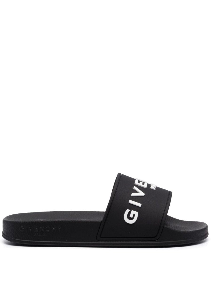 Givenchy rubber flat sandals - mondo moda griffe