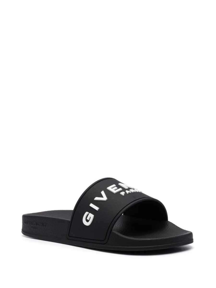 Givenchy rubber flat sandals - mondo moda griffe