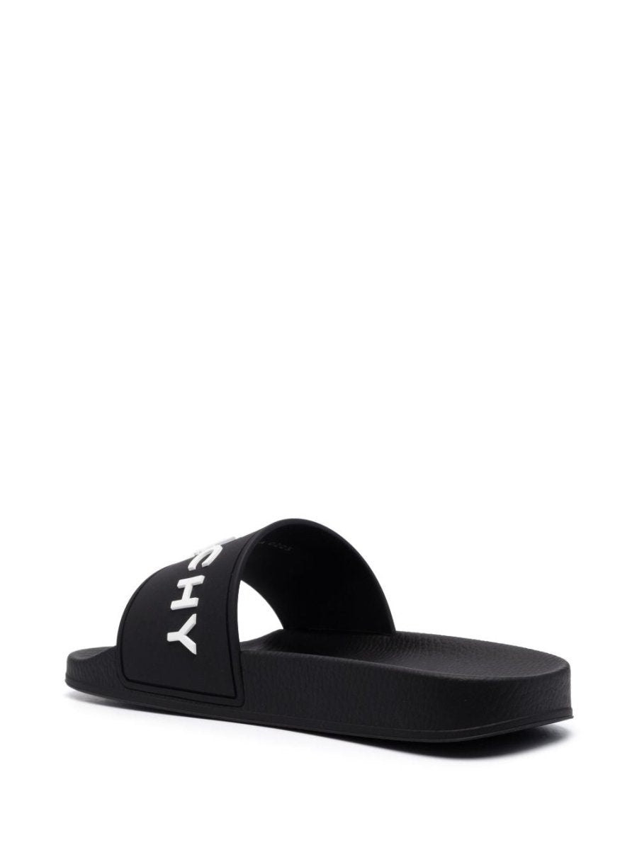 Givenchy rubber flat sandals - mondo moda griffe