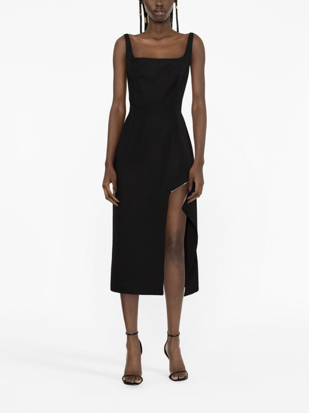 Alexander McQueen zip - embellished Midi Dress - mondo moda griffe