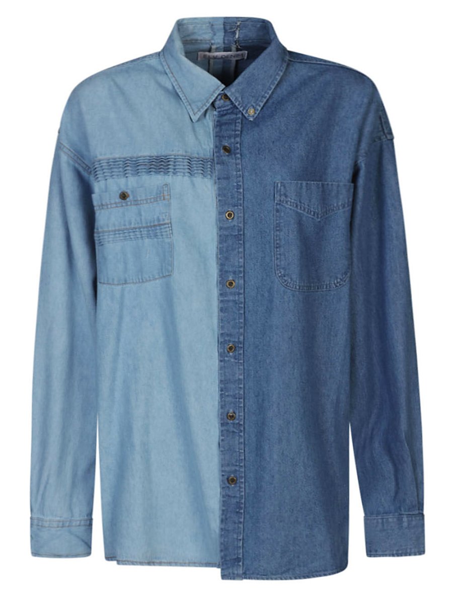 E.L.V. DENIM Shirts Denim - mondo moda griffe