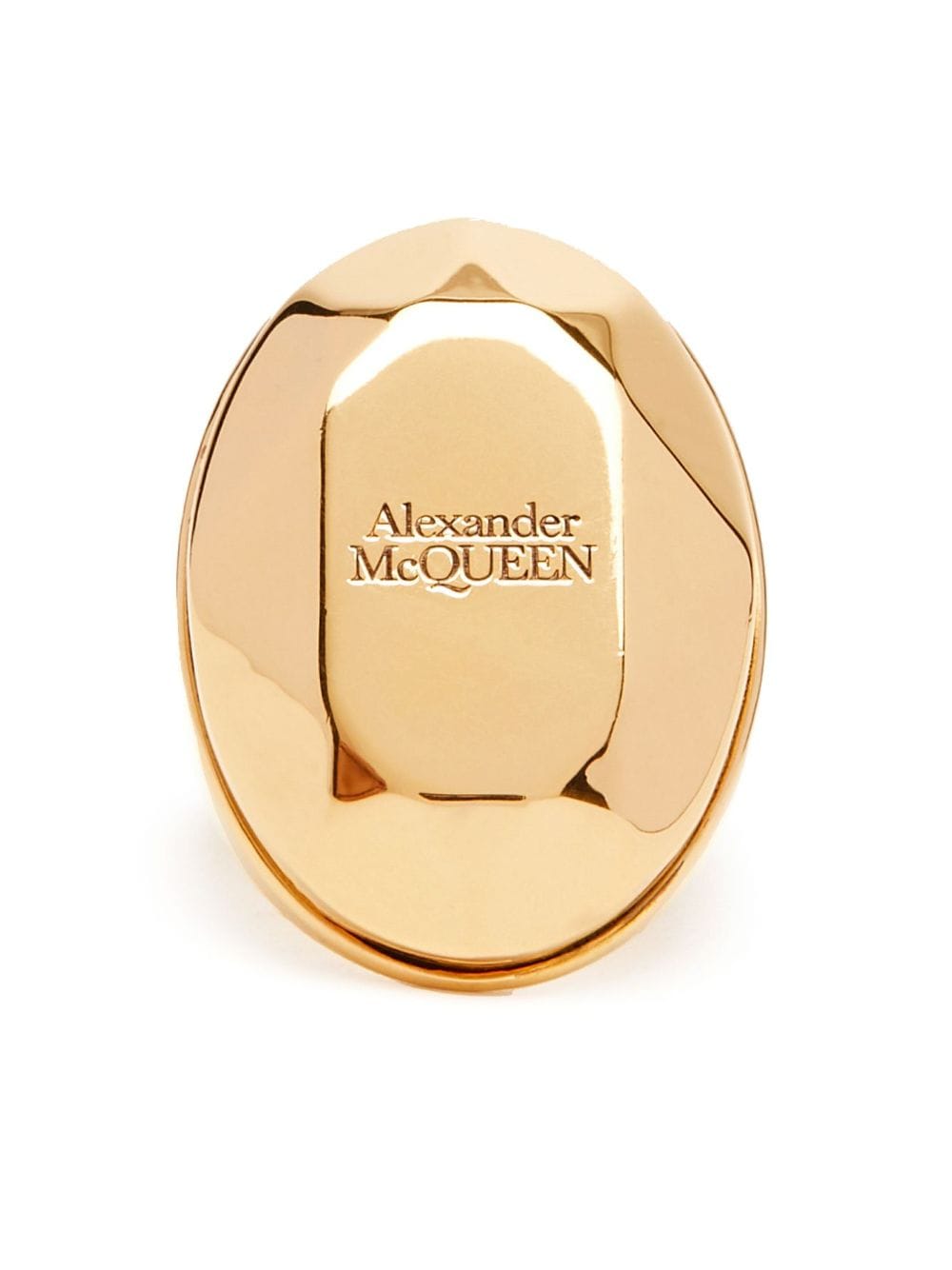 Alexander McQueen The Faceted Stone Ring - mondo moda griffe