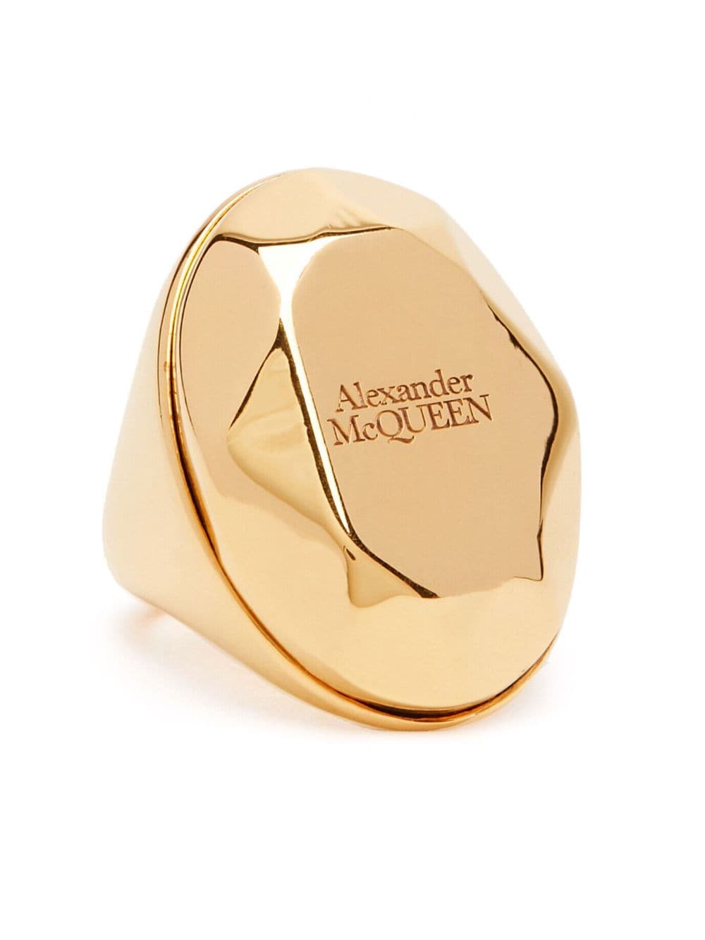 Alexander McQueen The Faceted Stone Ring - mondo moda griffe