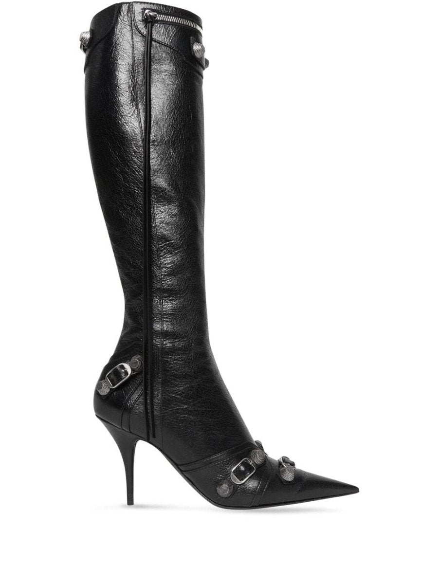 Balenciaga Cagole 90mm knee - high Boots - mondo moda griffe