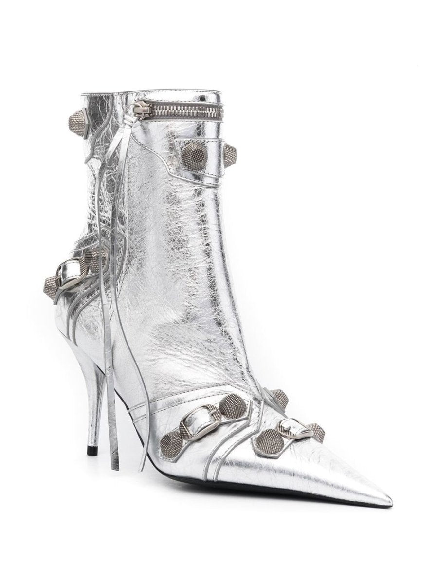 Balenciaga Cagole leather ankle boots - mondo moda griffe
