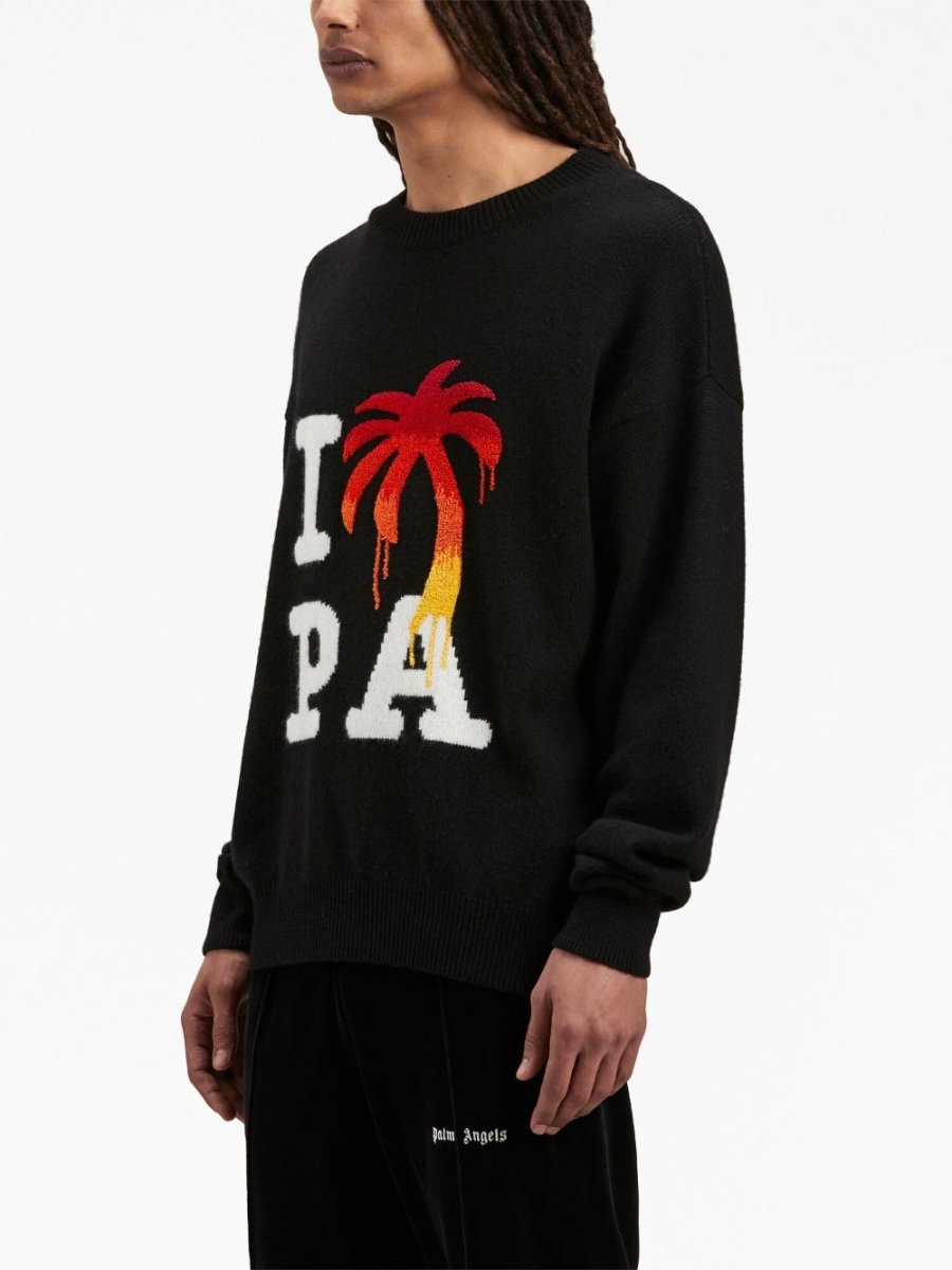 Palm Angels Sweaters Black - mondo moda griffe