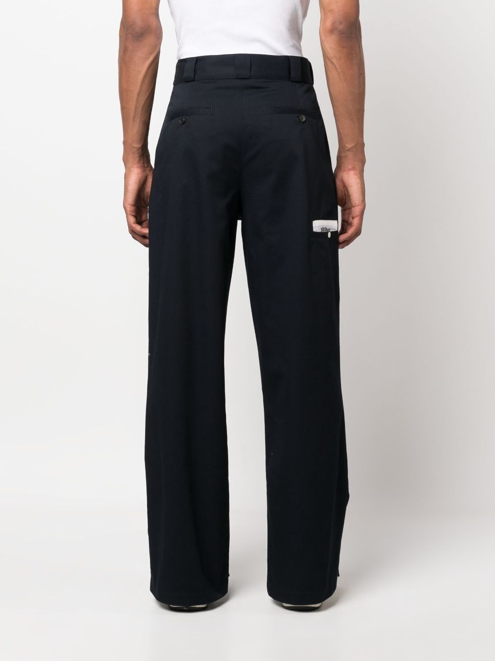 Palm Angels Trousers Blue - mondo moda griffe
