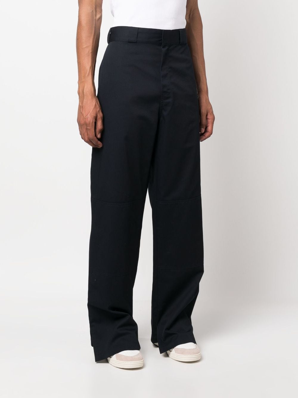Palm Angels Trousers Blue - mondo moda griffe