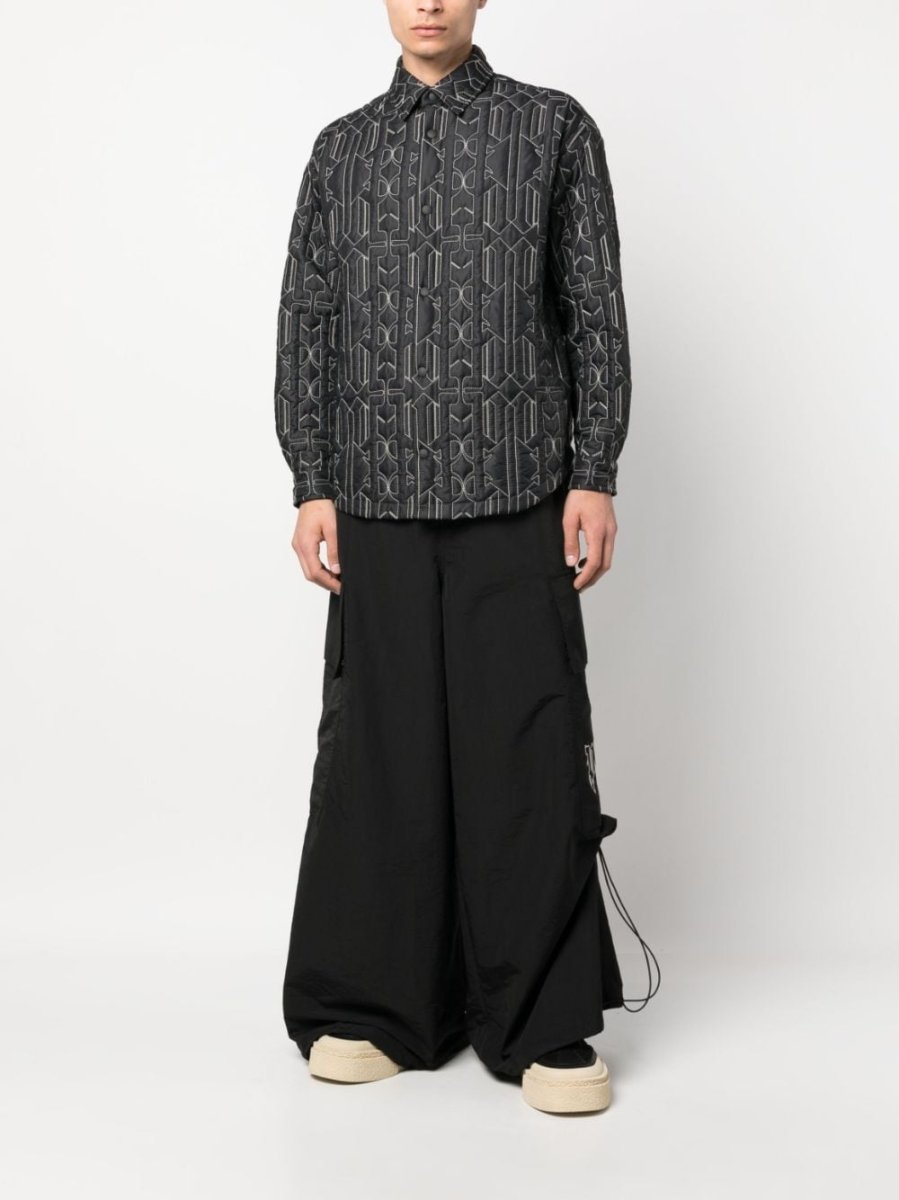 Palm Angels Shirts Grey - mondo moda griffe