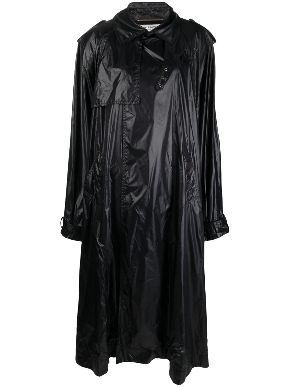 Saint Laurent shoulder - pad Oversized Trench Coat - mondo moda griffe
