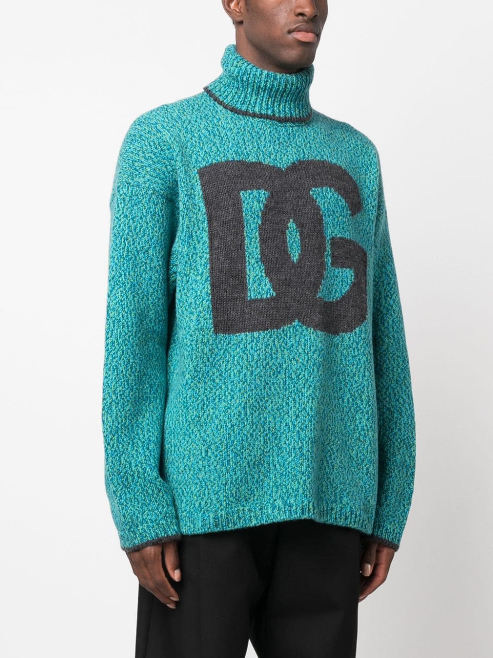 Dolce & Gabbana intarsia - knit logo jumper - mondo moda griffe